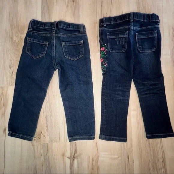 18 Piece Lot of 2T Toddler Girl Clothes Outfits Jeans Coat Hilfiger Zara